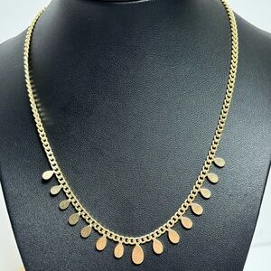 Lucky Brand Petal Charm Collar Necklace